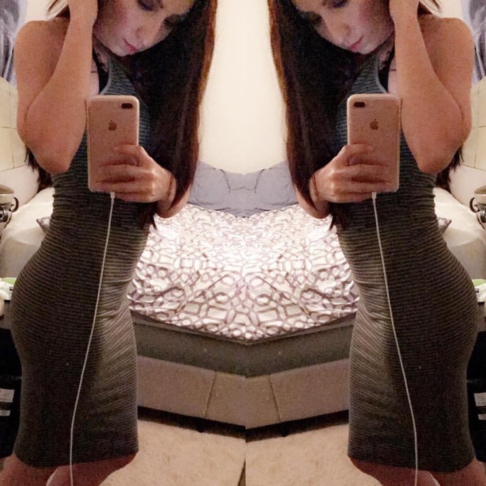 olive green dress